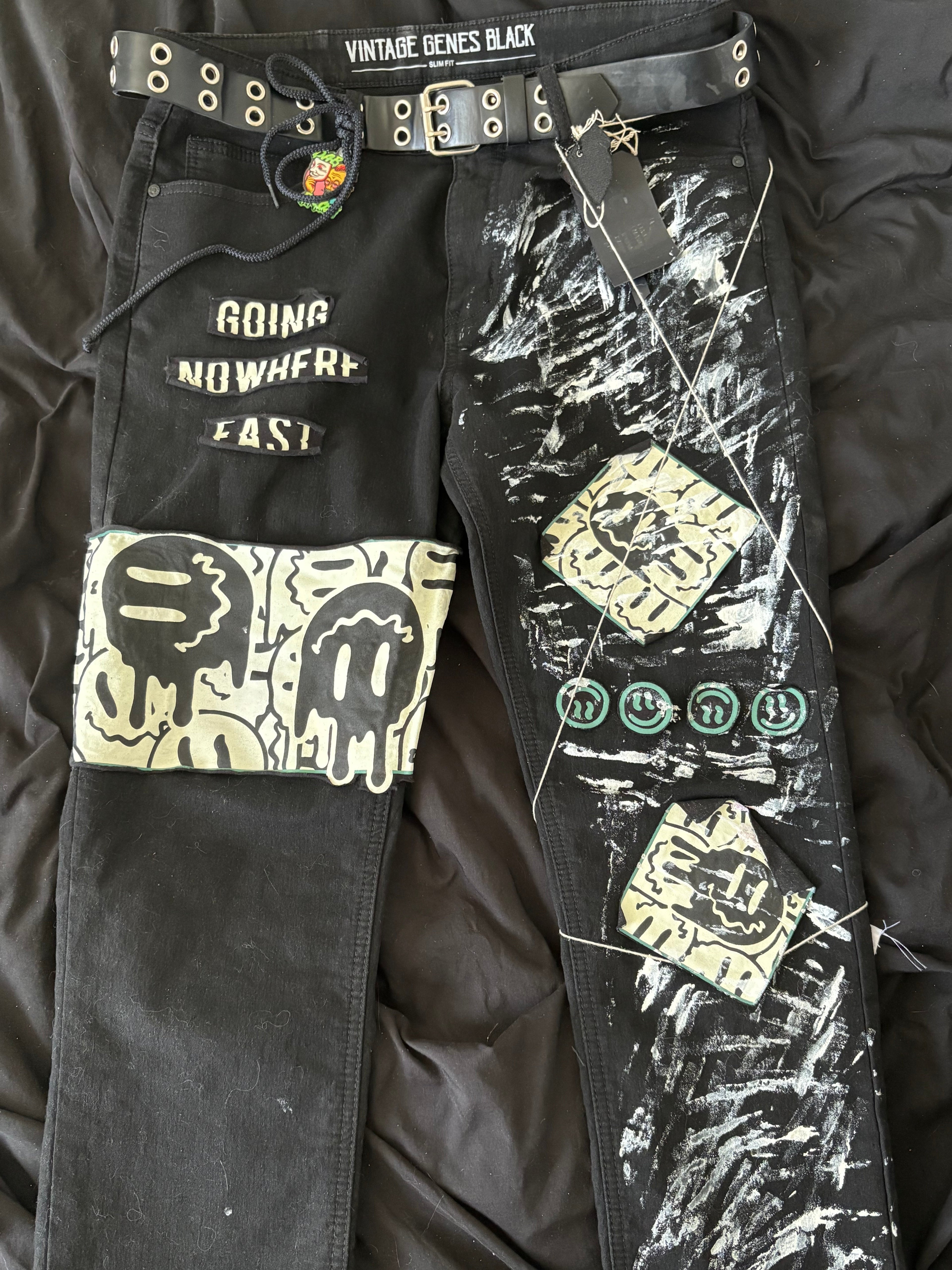 “Going Nowhere fast” size 34W30L