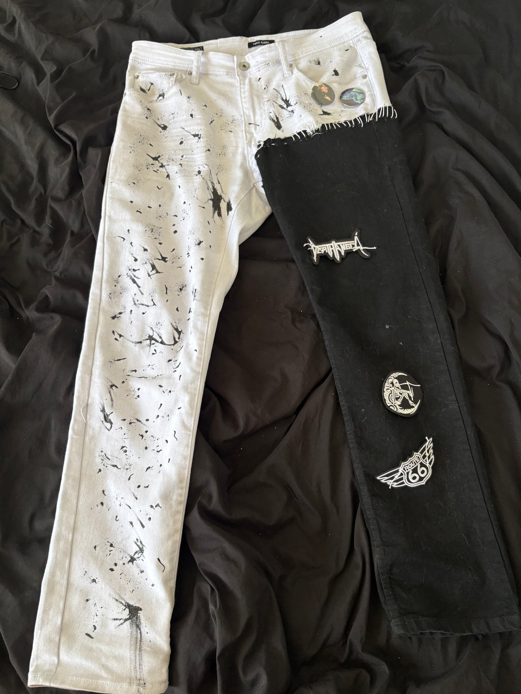 Black and white 32W32L Pants